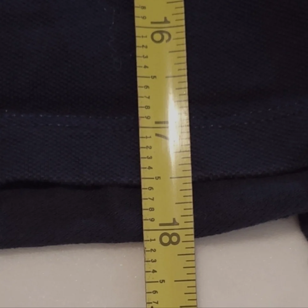 Ralph Lauren Navy Blue Polo Shirt With Pink Polo Horse Size Medium Kids